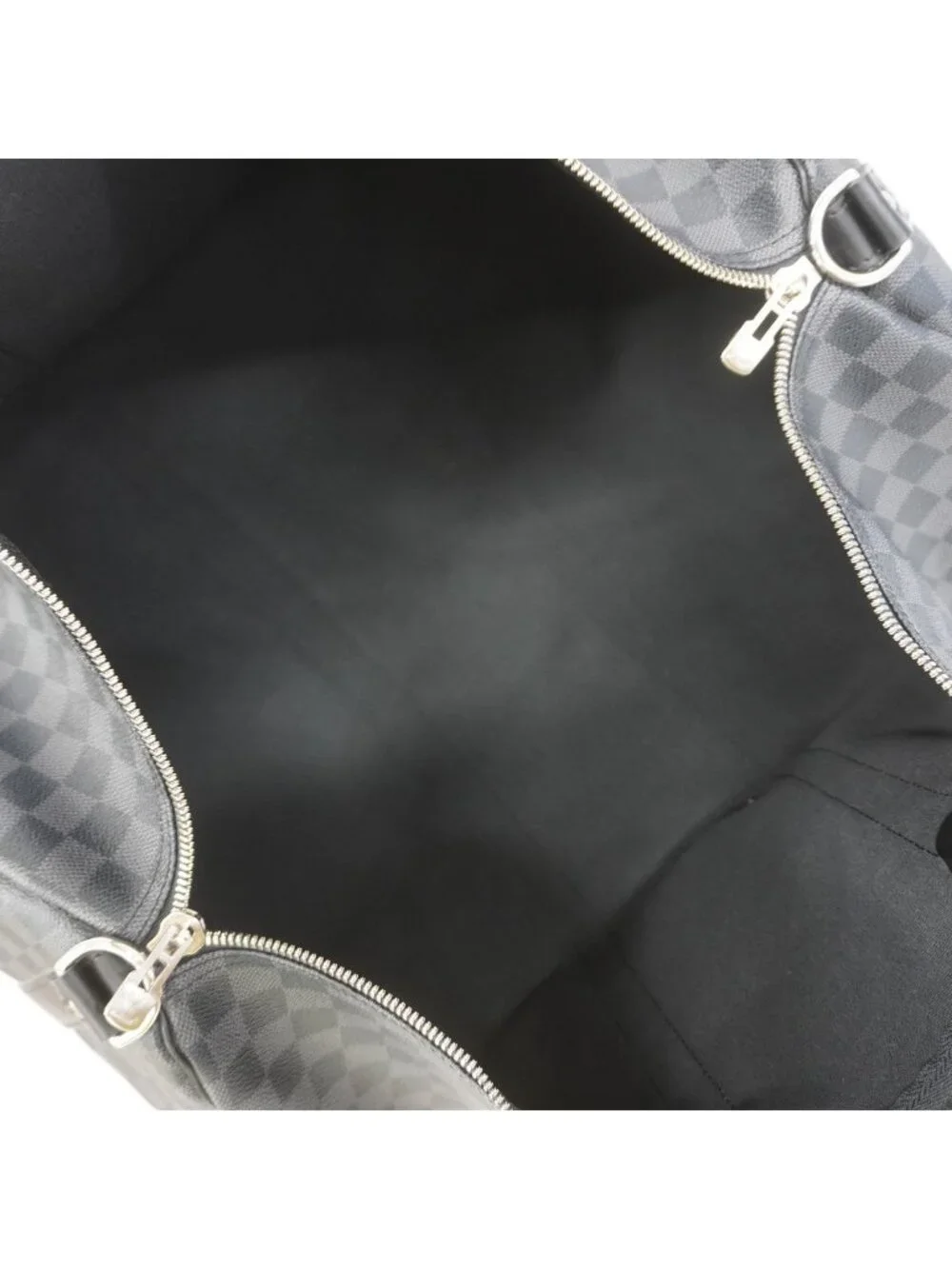 Louis Vuitton Boston Bag Damier Graphite Keepall Bandouliere 55 Black